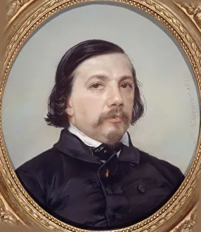 Portrait of the poet Theophile Gautier (1811-1872), 1850