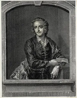 Portrait of the Poet Thomas Gray (1716-1771). Creator: Miller (Müller)