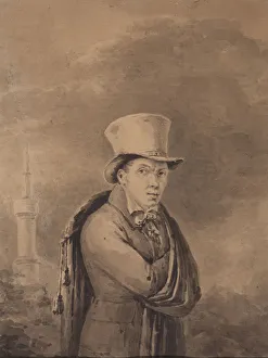 State Central Literary Museum Prints: Portrait of the Poet Viktor Grigoryevich Teplyakov (1804-1842), 1830s