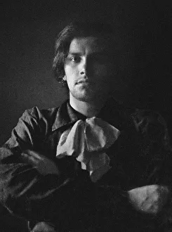 Blackwhite Collection: Portrait of the poet Vladimir Mayakovsky (1893-1930), 1912