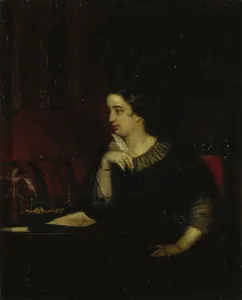 Fedotov Prints: Portrait of the poetess Yevdokia Petrovna Rostopchina (1811-1858)