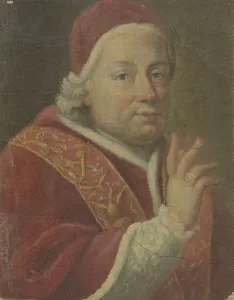 Papal Prints: Portrait of a Pope, 1700-1800. Creator: Unknown