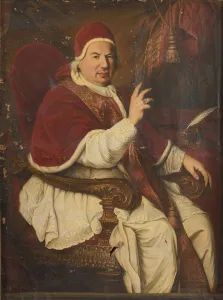 Prospero Lorenzo Lambertini Prints: Portrait of the Pope Benedict XIV (1675-1758), Second Half of the 18th cen