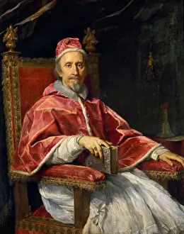 Carlo 1625 1713 Gallery: Portrait of Pope Clement IX (1600-1669), 1669. Creator: Maratta, Carlo (1625-1713)