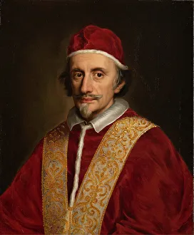 Private Collectionbaroque Prints: Portrait of Pope Innocent XI (1611-1689)