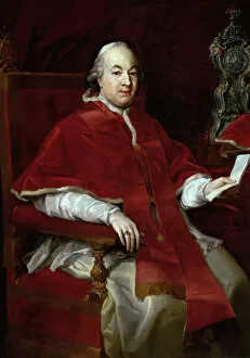 Batoni Collection: Portrait of the Pope Pius VI (1717-1799), 1776