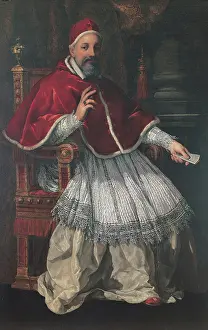 Cortona Prints: Portrait of Pope Urban VIII, 1624-1626. Creator: Cortona, Pietro da (1596-1669)