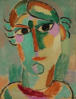 Portrait (Portrait of Toni), c1915. Creator: Javlensky, Alexei, von (1864-1941)