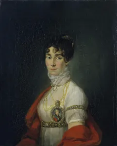 1800s Prints: Portrait of Praskovia Kovalyova-Zhemchugova