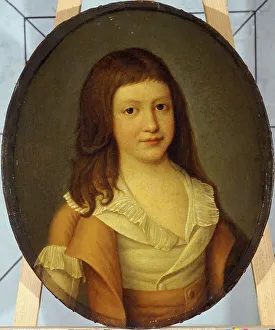 Tuberculosis Prints: Portrait presumed to be Louis XVII (1785-1795), between 1785 and 1795. Creator: Unknown