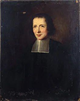 Jesuit Prints: Portrait of a priest, formerly identified as Father La Chaise (1624-1709)
