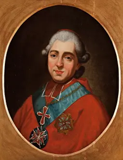 Primate Prints: Portrait of Primate Michal Jerzy Poniatowski (1736-1794)