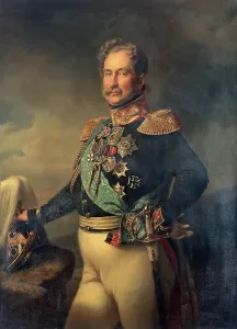 Portrait of Prince Alexei Orlov, 1851. Creator: Franz Kruger