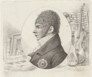 Chopin Prints: Portrait of Prince Antoni Henryk Radziwill (1775-1833), 1790s