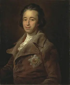 Batoni Pompeo Prints: Portrait of Prince B. Kurakin, 1782. Creator: Pompeo Batoni