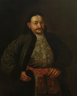 Kuskovo Prints: Portrait of Prince Fyodor Yuryevich Romodanovsky (1640-1717), c 1785. Creator: Anonymous