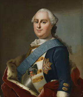 Ca 1760 Gallery: Portrait of Prince George William of Hesse-Darmstadt (1722-1782), ca 1760. Creator: Fiedler