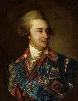 Portrait of Prince Grigory Alexandrovich Potyomkin (1739-1791), before 1792