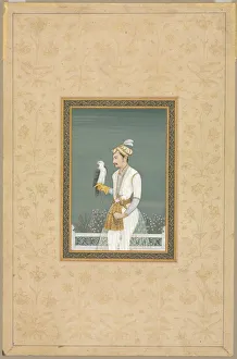 Portrait of a Prince with a Hawk, 1700s. Creator: Unknown