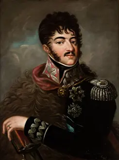 Josef Prints: Portrait of Prince Jozef Poniatowski, 1st half of 19th century. Creator: Unknown