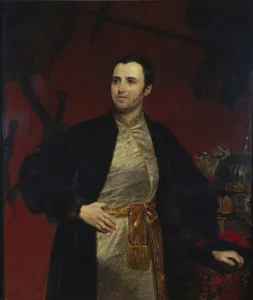 Briullov Prints: Portrait of Prince Mikhail Andreyevich Obolensky (1805-1873)