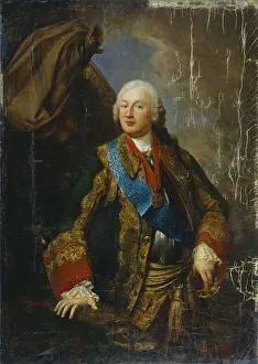 Volkonsky Prints: Portrait of Prince Mikhail Nikitich Volkonsky (1713-1788)