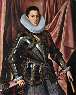 Portrait of Prince Philip Emmanuel of Savoy (1586?1605), ca 1604. Artist: Pantoja de la Cruz, Juan (1553-1608)