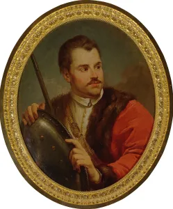 Bacciarelli Prints: Portrait of the Prince Roman Sanguszko (1537-1571)