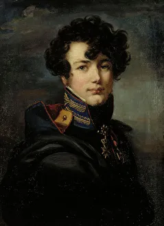 Portrait of Prince Vasily Vasilyevich Dolgorukov (1786-1858), 1811. Creator: Vogel von Vogelstein; Carl Christian (1788-1868)