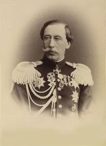 Baryatinsky Prints: Portrait of Prince Vladimir Ivanovich Baryatinsky (1817-1875), 1874