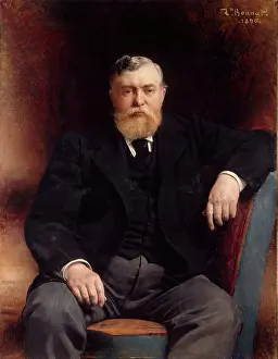 Leon Prints: Portrait of Prince Vyacheslav Tenishev, 1896. Creator: Leon Joseph Florentin Bonnat