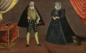 Brandenburg Prints: Portrait of a Princely couple, most probably John Frederick