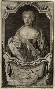 Anna Leopoldovna Prints: Portrait of Princess Anna Leopoldovna (1718-1746)