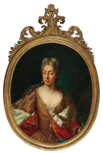 Savoy Prints: Portrait of Princess Anne Marie d Orleans (1669-1728), Duchess of Savoy