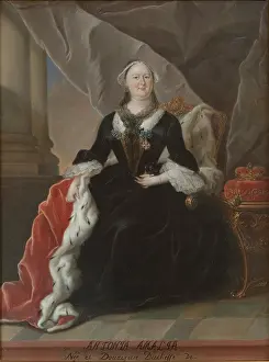Portrait of Princess Antoinette Amalie of Brunswick-Wolfenbuttel (1696-1762), 18th century. Creator: Anonymous