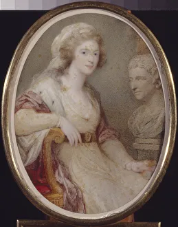 Portrait of Princess Catherine Baryatinskaya (1750-1811). Artist: Kauffmann, Angelika (1741-1807) Portrait of Princess Catherine Baryatinskaya (1750-1811). Artist: Kauffmann, Angelika (1741-1807)