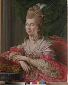 Portrait of Princess Charlotte, Queen Print (1772-1785). Art Prints,  Posters & Puzzles from Heritage Images