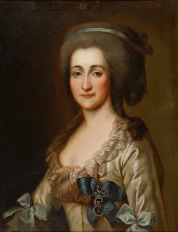 State Museum Of Architecture Prints: Portrait of Princess Ekaterina Alexeevna Vorontsova (1761-1784)