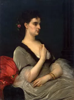 Images Dated 9th March 2011: Portrait of Princess Elizabeth Vorontsova-Dashkova, 1873