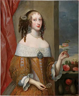Portrait of Princess Henriette Adelaide of Savoy (1636-1676), Electress of Bavaria