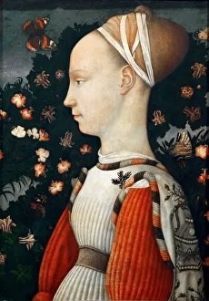 Pisanello Prints: Portrait of a Princess of the House of Este, ca 1435-1440
