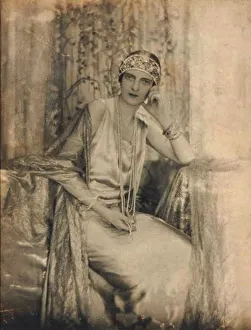 Portrait of Princess Irina Alexandrovna of Russia (1895-1970), wearing one of