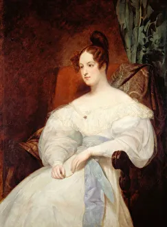 Scheffer Prints: Portrait of Princess Louise of Orleans (1812-1850), 1833