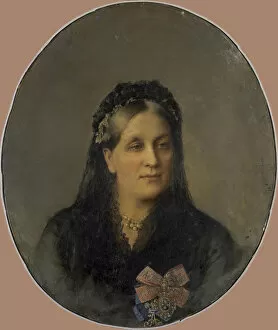 Apraxin Gallery: Portrait of Princess Maria Alexandrovna Dolgorukaya, nee Apraxina (1816-1892)