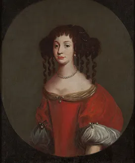 Maria Amalia Prints: Portrait of princess Maria Amalia of Courland (1653-1711), Landgravine of Hesse-Kassel
