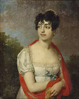 Borovikovsky Collection: Portrait of Princess Maria Fyodorovna Baryatinskaya, 1807. Artist: Borovikovsky