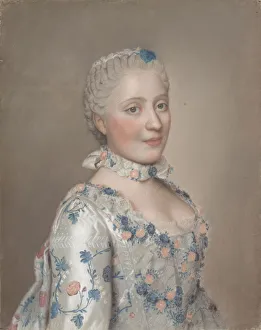 Pastel On Bristol Board Prints: Portrait of Princess Maria Josepha of Saxony (1731?1767)