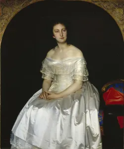 Images Dated 14th June 2013: Portrait of Princess Maria Vasilyevna Vorontsova (1819-1894), 1851. Artist: Zaryanko