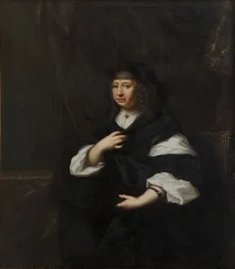 Holstein Gottorp Prints: Portrait of Princess Marie Elisabeth of Saxony (1610-1684), Duchess of Holstein-Gottorp