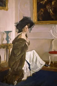 Orlova Prints: Portrait of Princess Olga Orlova, 1911. Artist: Serov, Valentin Alexandrovich (1865-1911)